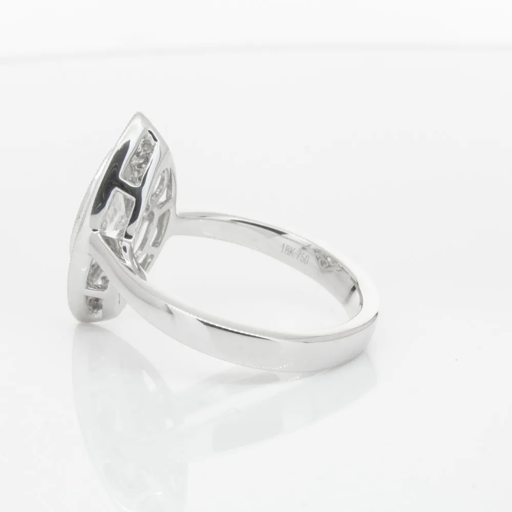 18ct White Gold 1.00ct Marquise Diamond Ring