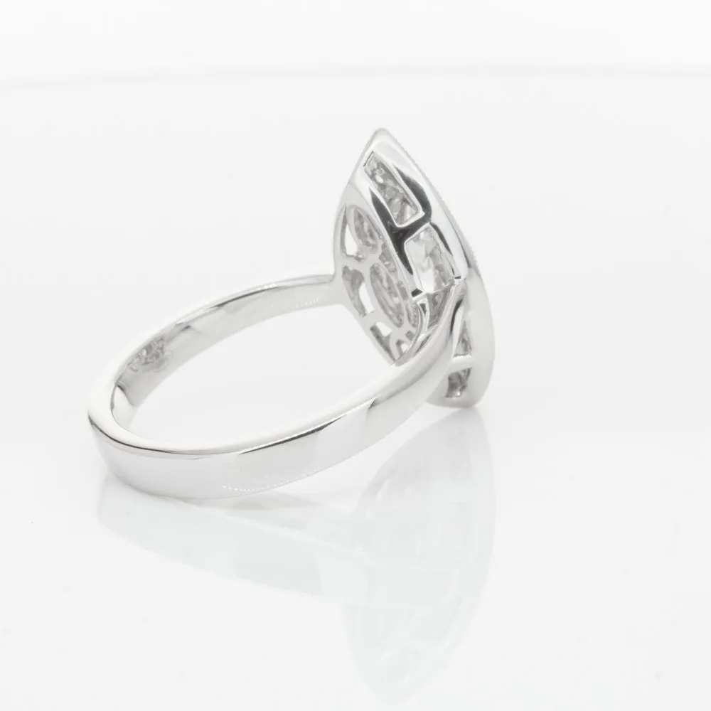 18ct White Gold 1.00ct Marquise Diamond Ring