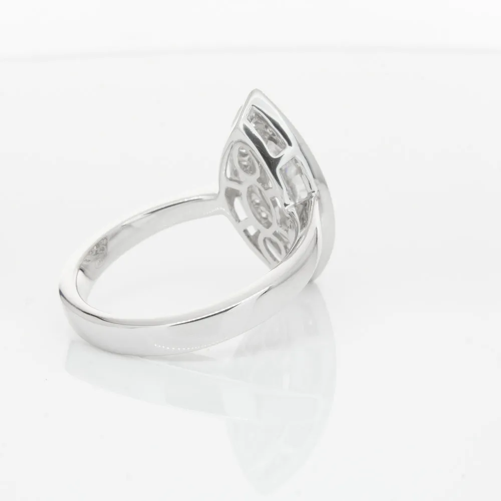 18ct White Gold 1.00ct Marquise Diamond Ring