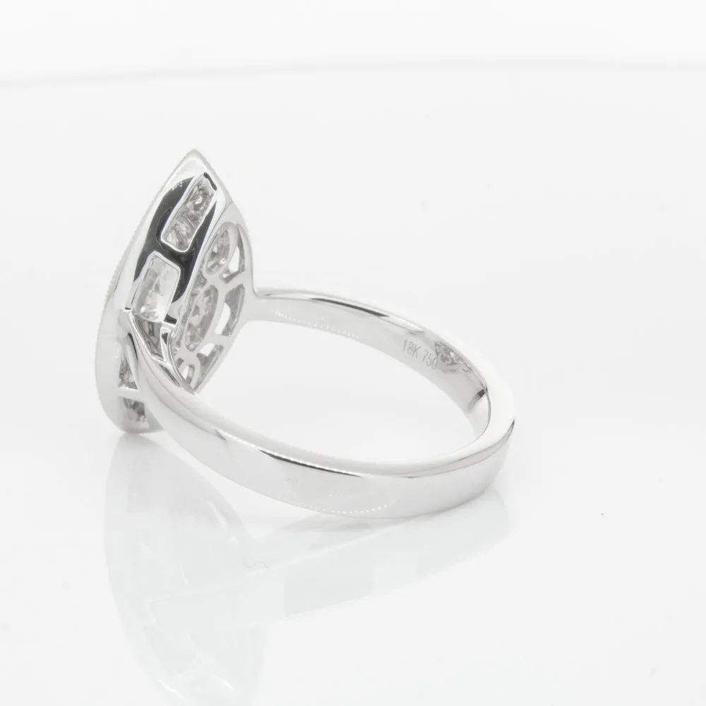 18ct White Gold 1.00ct Marquise Diamond Ring