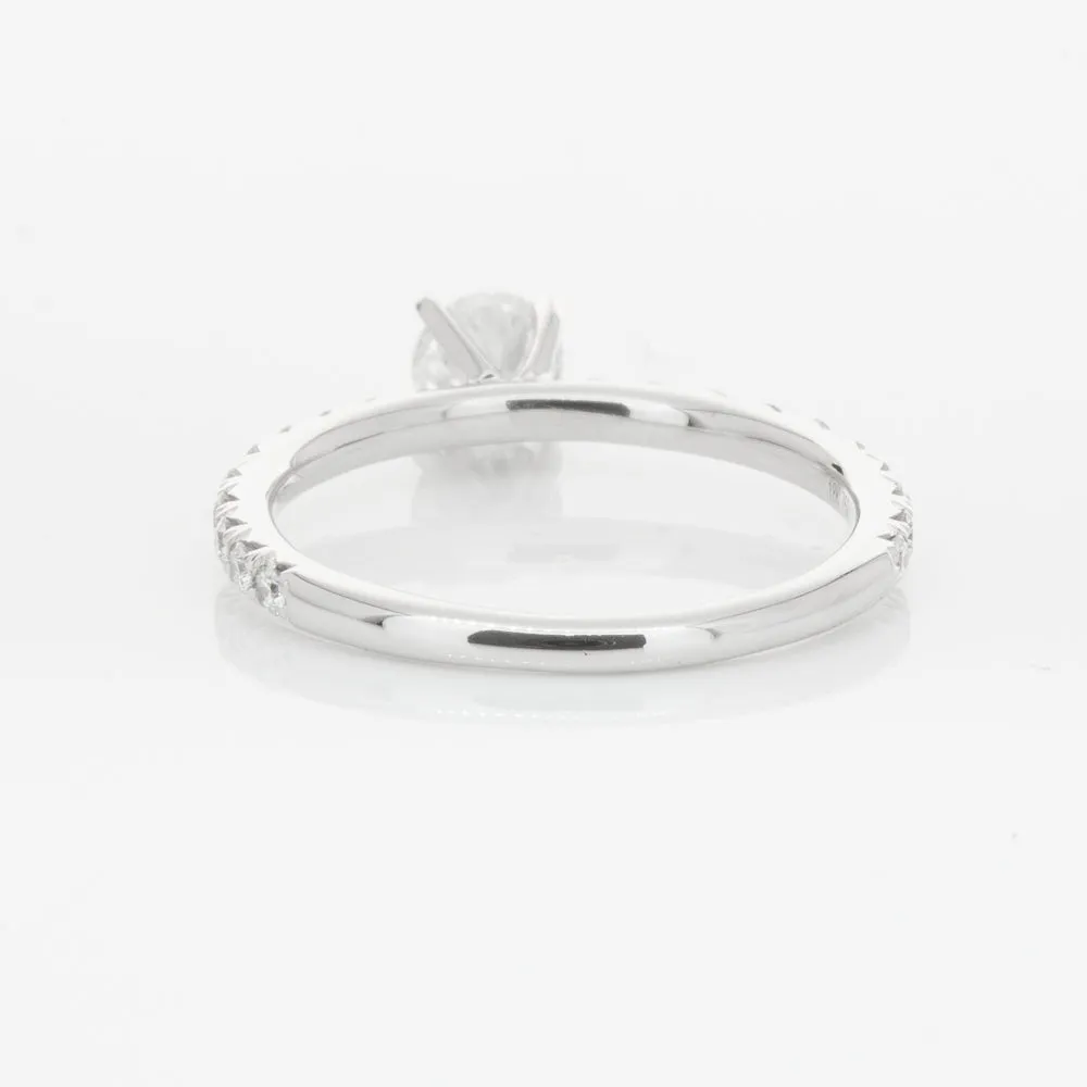 18ct White Gold .51ct Diamond Comet Ring