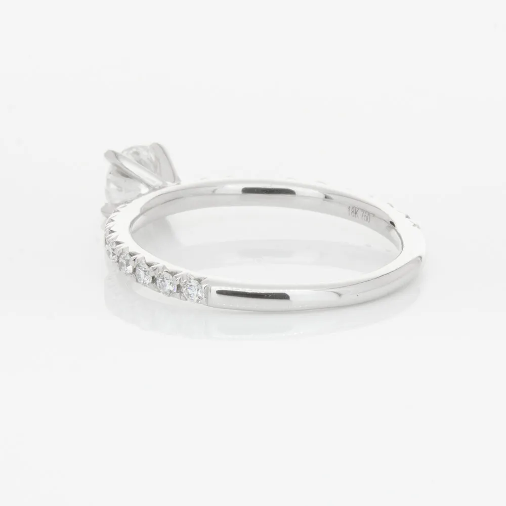 18ct White Gold .51ct Diamond Comet Ring