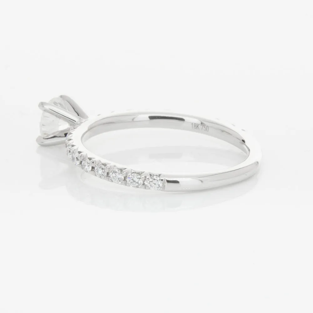 18ct White Gold .51ct Diamond Comet Ring