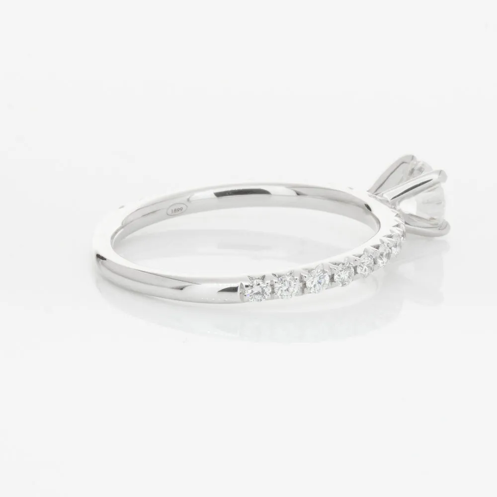 18ct White Gold .51ct Diamond Comet Ring