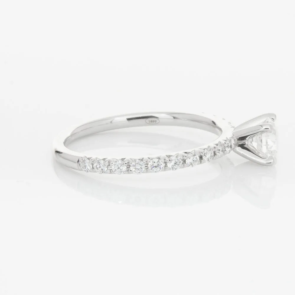 18ct White Gold .51ct Diamond Comet Ring