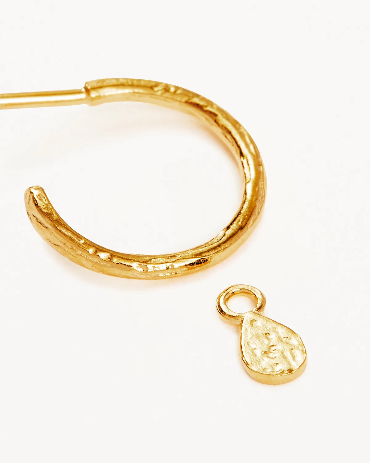 18k Gold Vermeil Grace Hoops