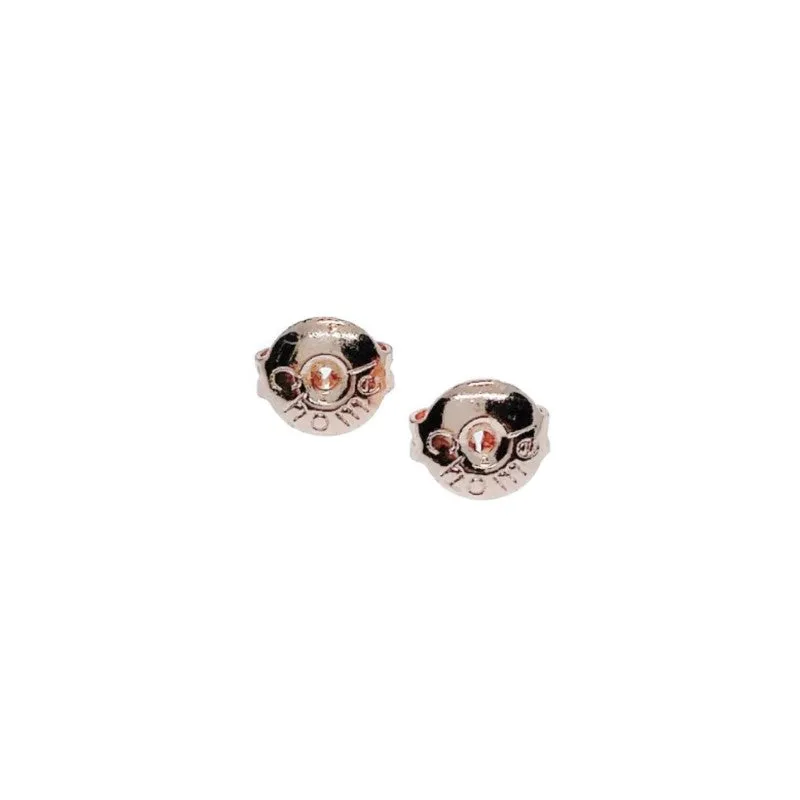 5mm Cubic Zirconia  Stud Earring, Rosegold Plated