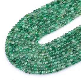 AA Real Genuine Natural Green Emerald Gemstone Faceted 4mm Coin Beads Laser Diamond Cut Gemstone May Birthstone 15.5" Strand