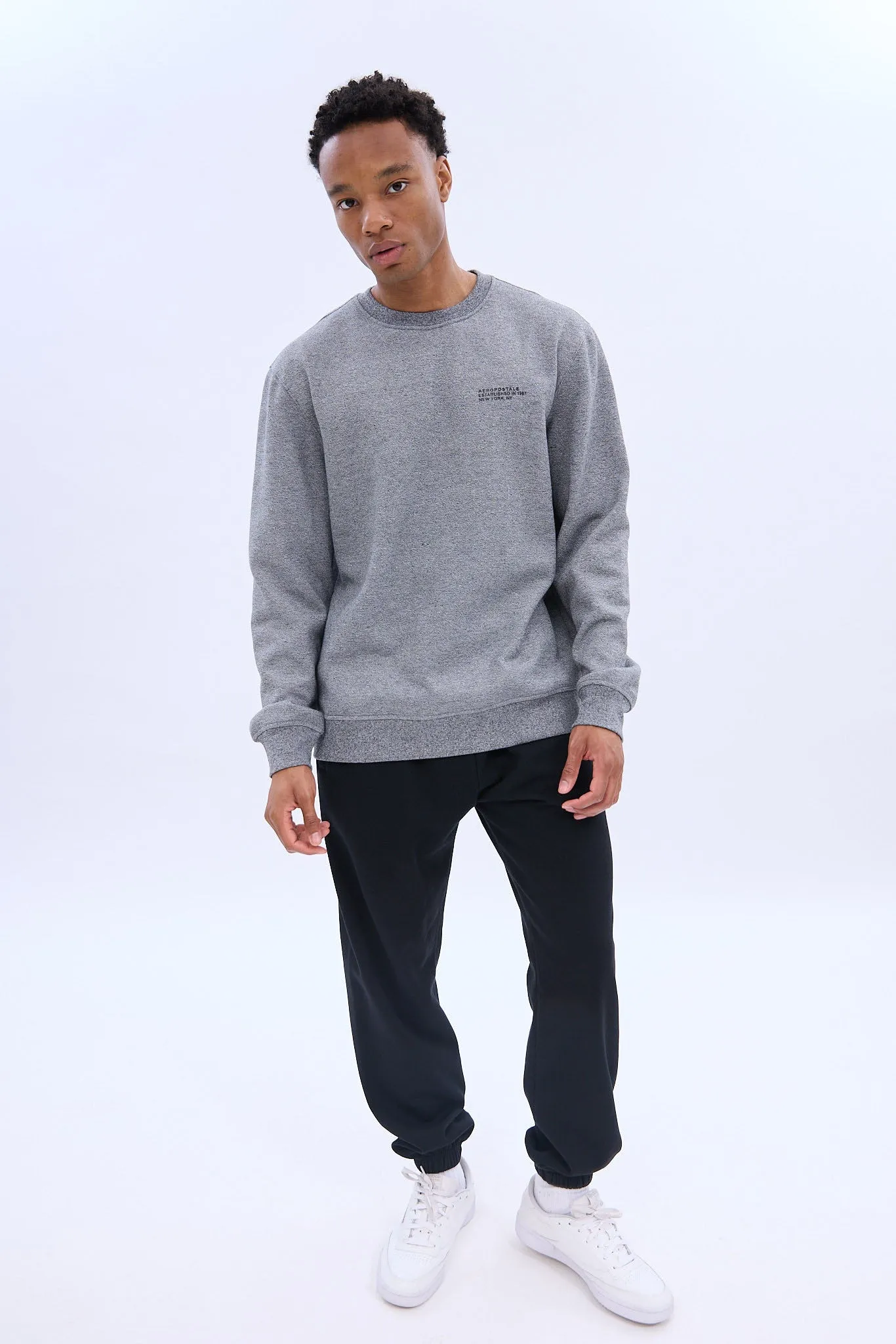 AERO Printed Crew Neck Sweatshirt