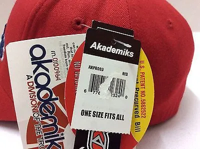 Akademiks Flexfit Cap Red Style # (AKPR003) One Size Fits All