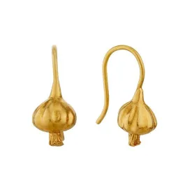 Alex Monroe Garlic Hook Drop Earrings