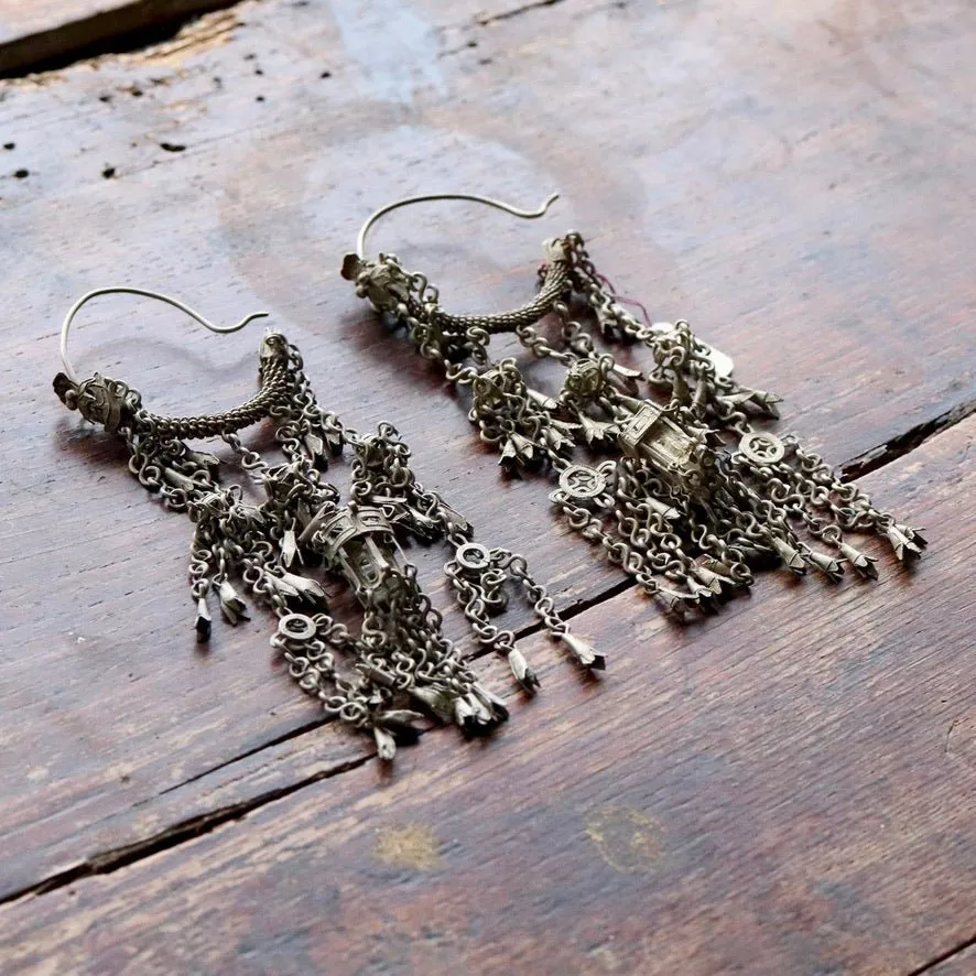 Antique Qing Dynasty Dangle Earrings