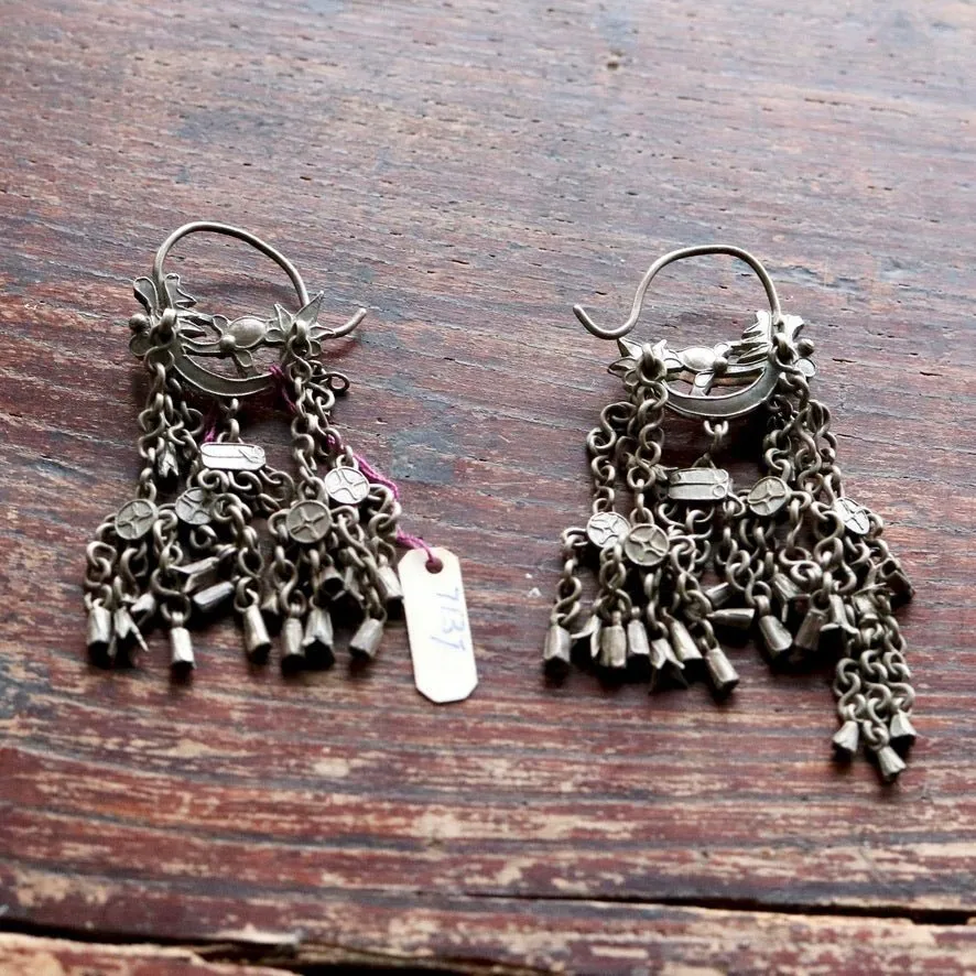 Antique Qing Dynasty Dangle Earrings