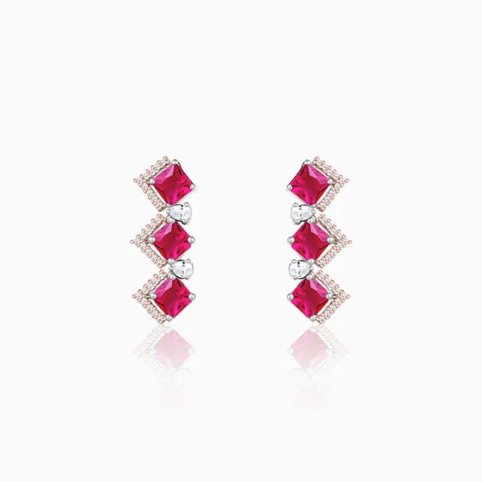 Anushka's Royal Pink Earrings