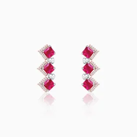 Anushka's Royal Pink Earrings