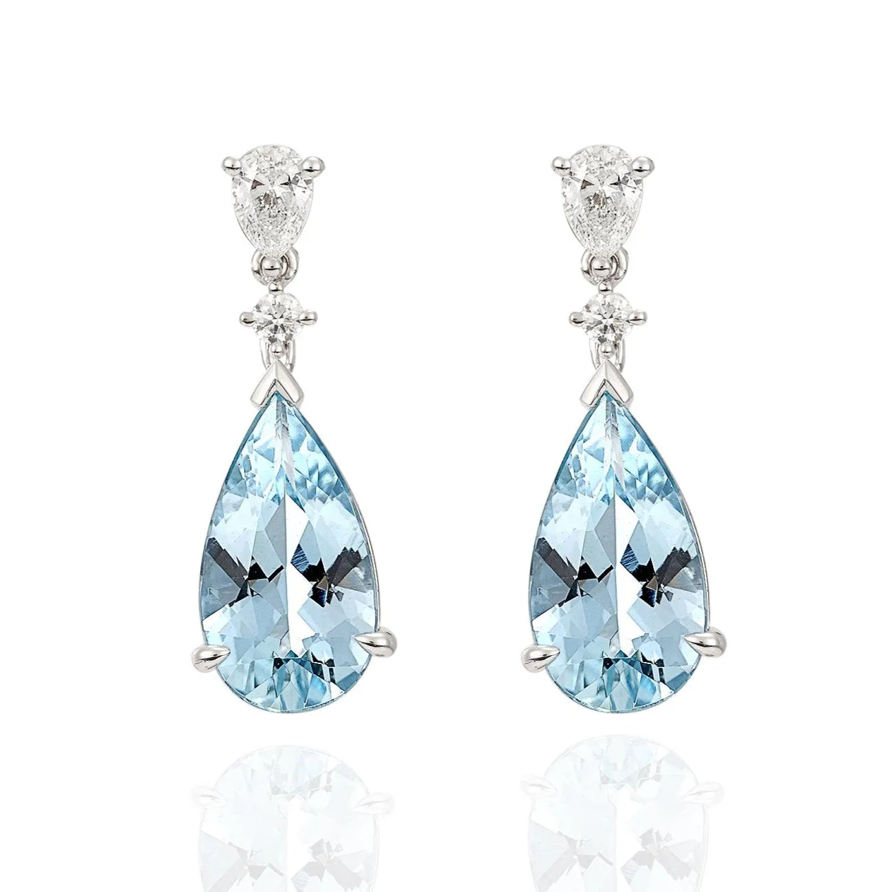 Aquamarine Drop Earrings