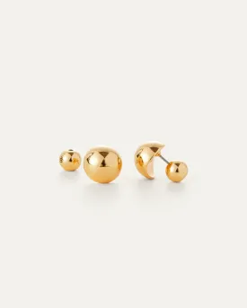 Aurora Gold Stud Earring