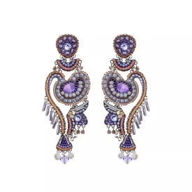 Ayala Bar Plum Blossom Dilber Chandelier Earrings