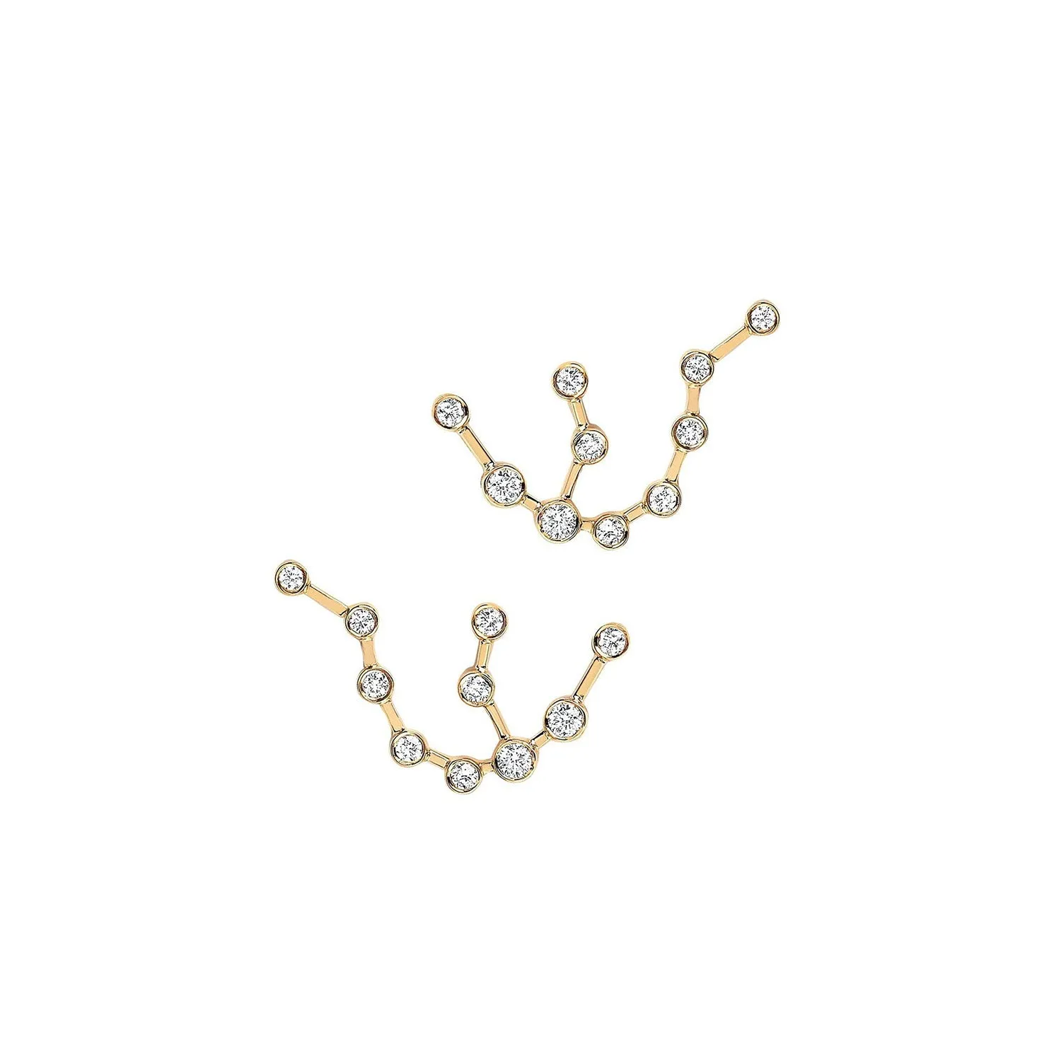 Baby Aquarius Constellation Studs