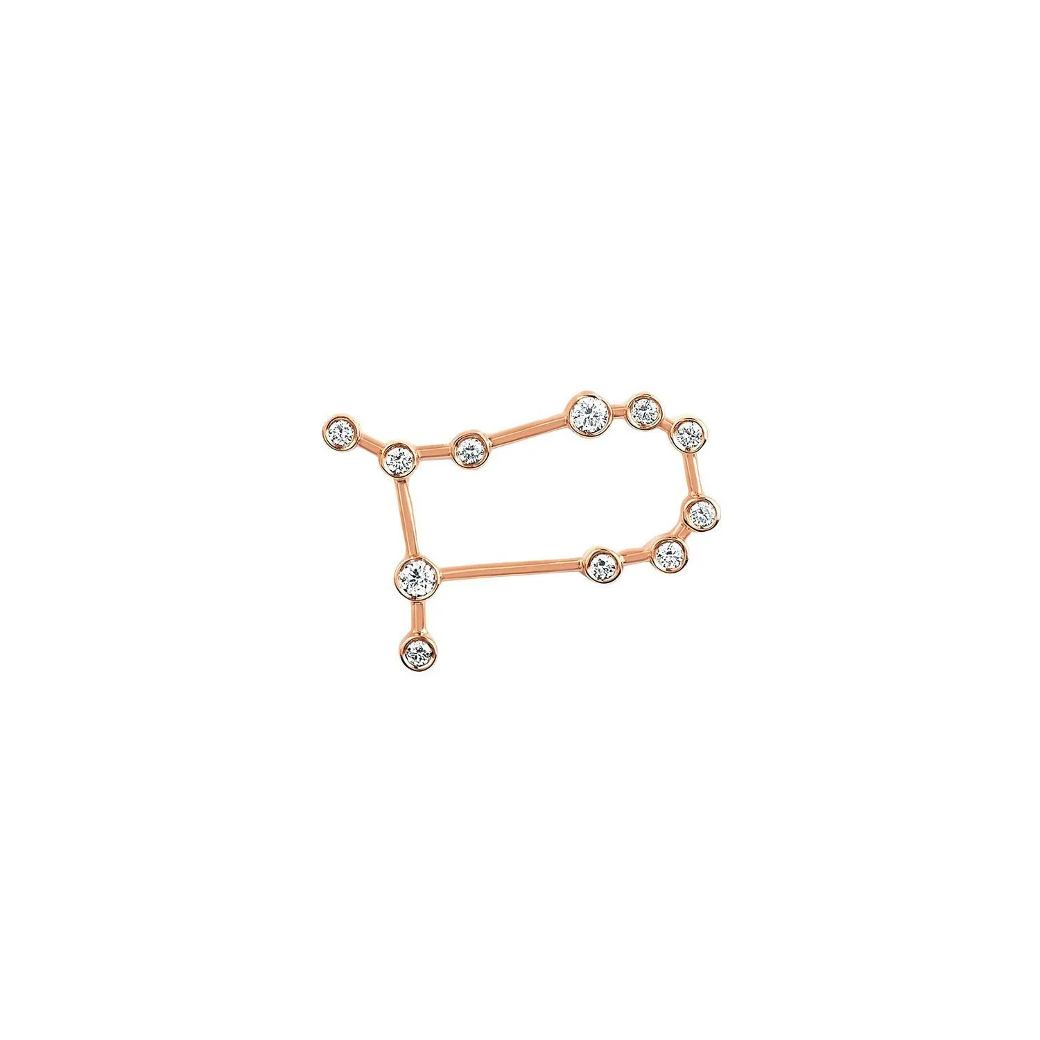 Baby Gemini Diamond Constellation Stud | Ready to Ship