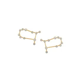 Baby Gemini Diamond Constellation Studs