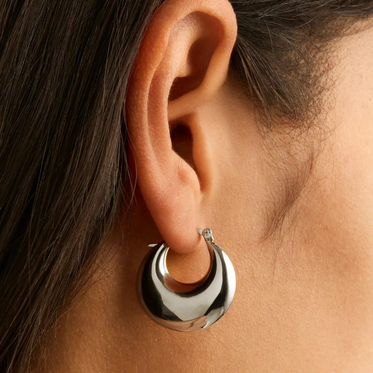 Billow Hoop Earring