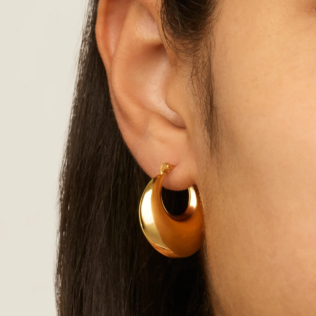 Billow Hoop Earring