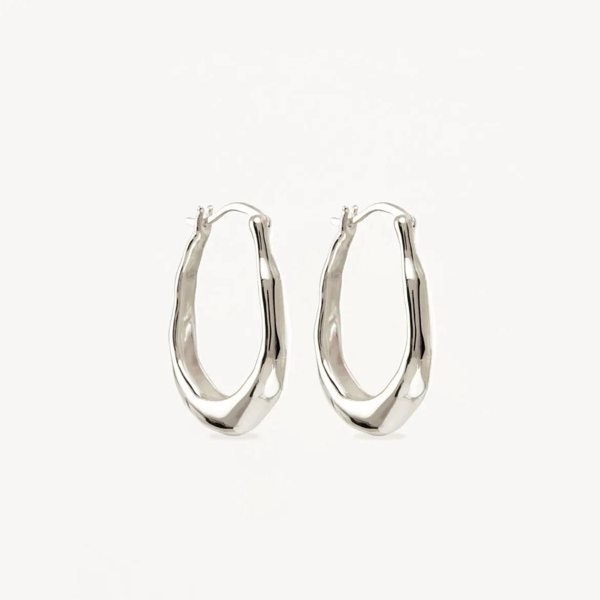 By Charlotte Radiant Energy Large Hoop Earrings, Gold or Silver