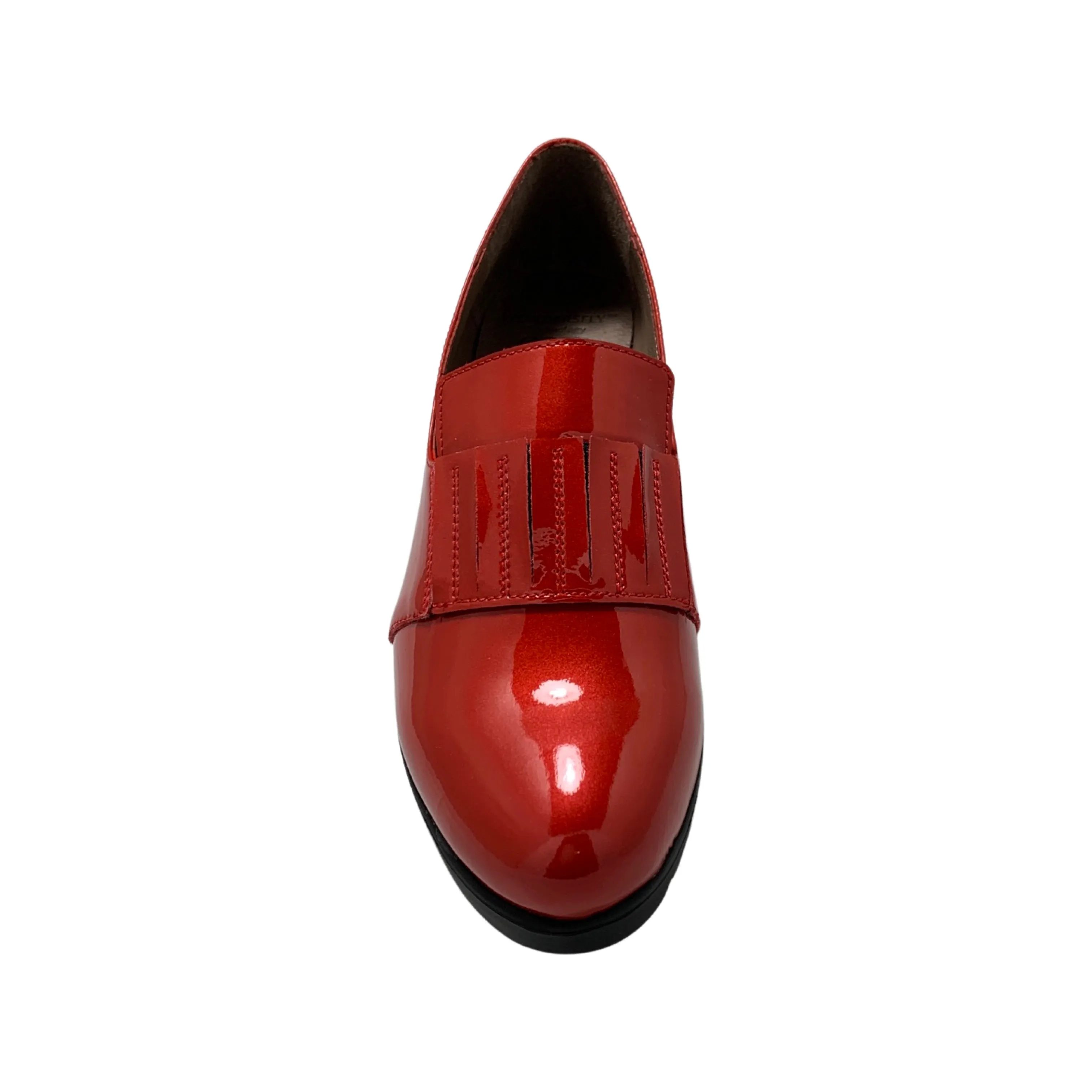 C33281 Red Patent Platform Loafer