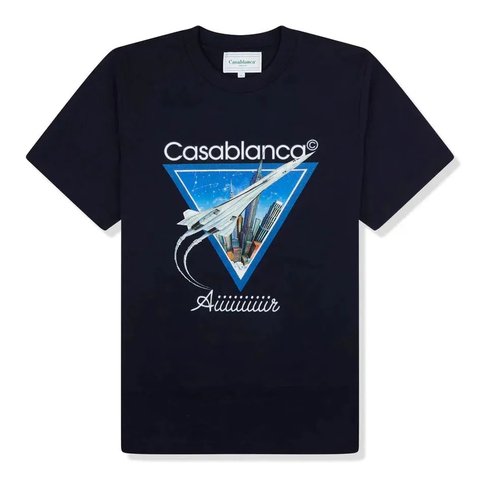 CASABLANCA Aiiir Printed T-Shirt Black