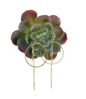 Charlene K Earring With Chain