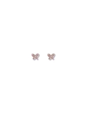 Christa Stone Butterfly Stud Earrings