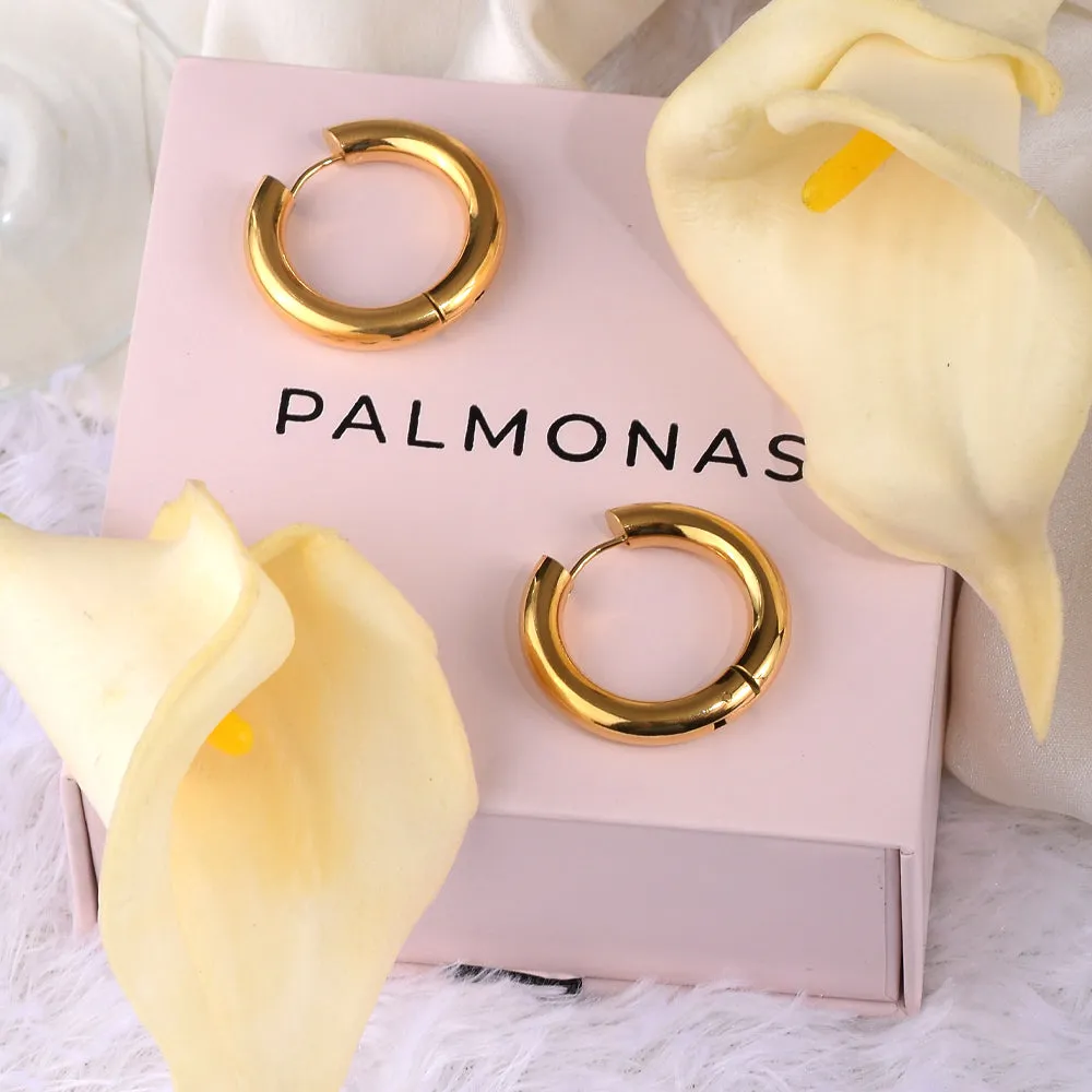 Classic Round Hoop Earrings