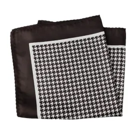 Classy Men Classic Houndstooth Pocket Square