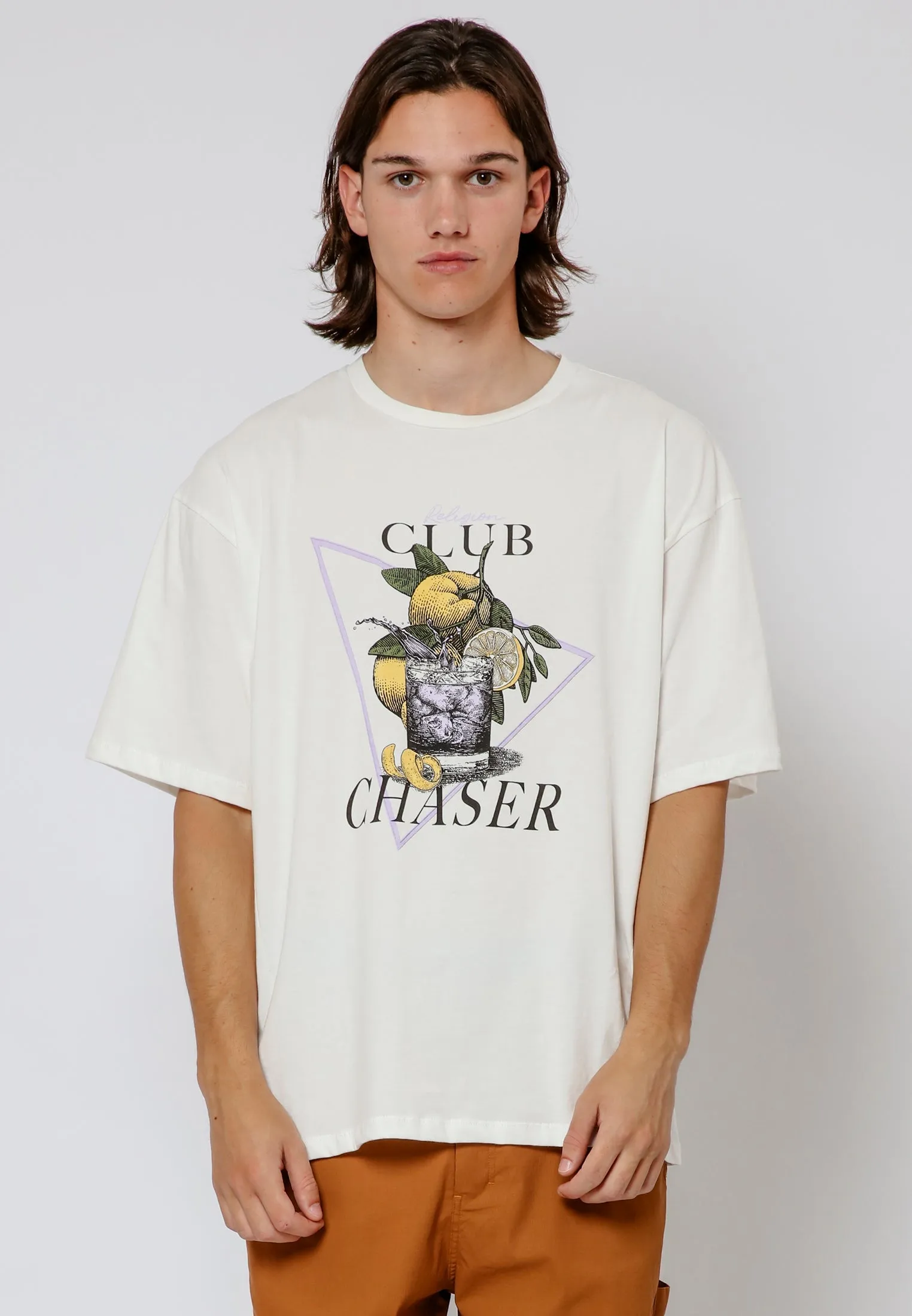 CLUB CHASER T-SHIRT OFF WHITE