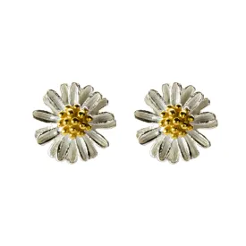 Daisy Silver Stud Earrings