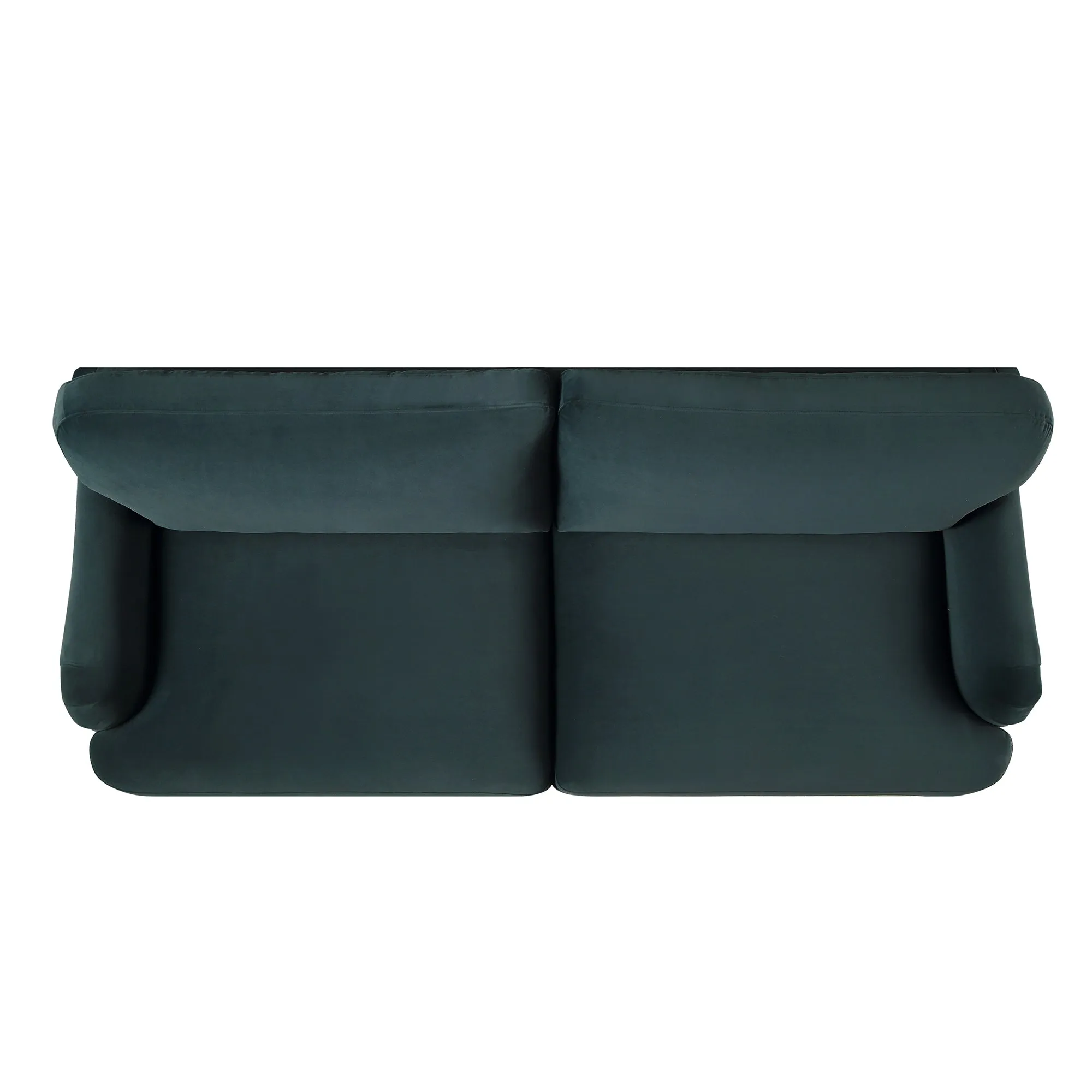 Daphnis Aegean Blue Velvet Sofa, 3-Seater