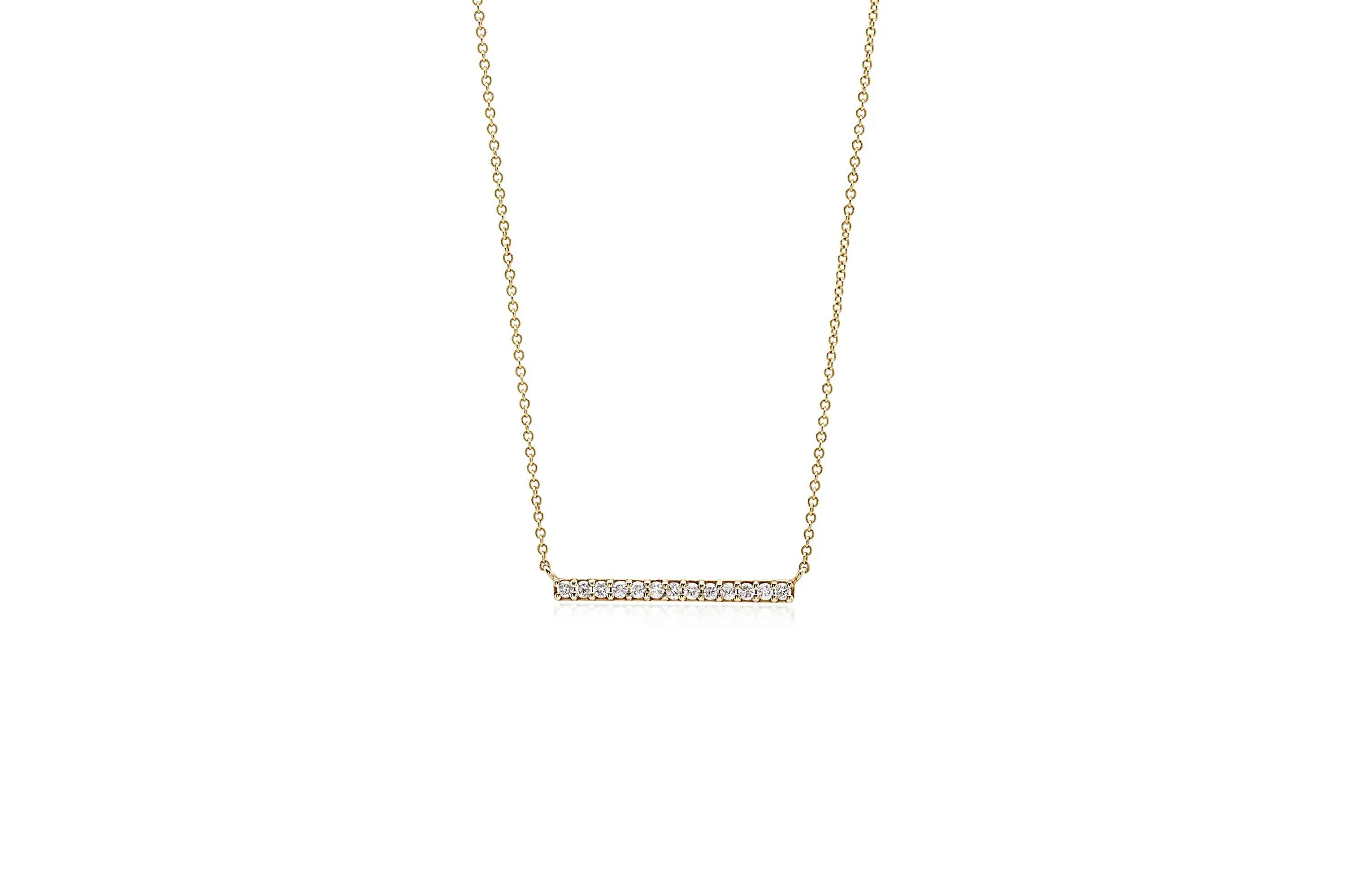 Diamond Bar Necklace