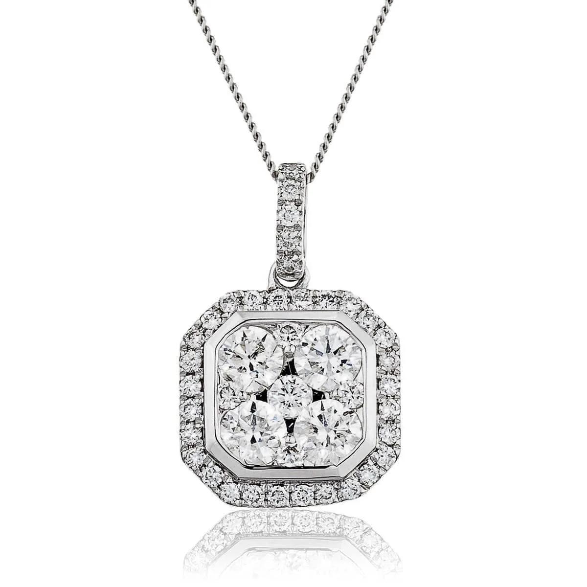 Diamond Cluster Pendant