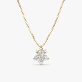 Diamond Flower Necklace, Alondra