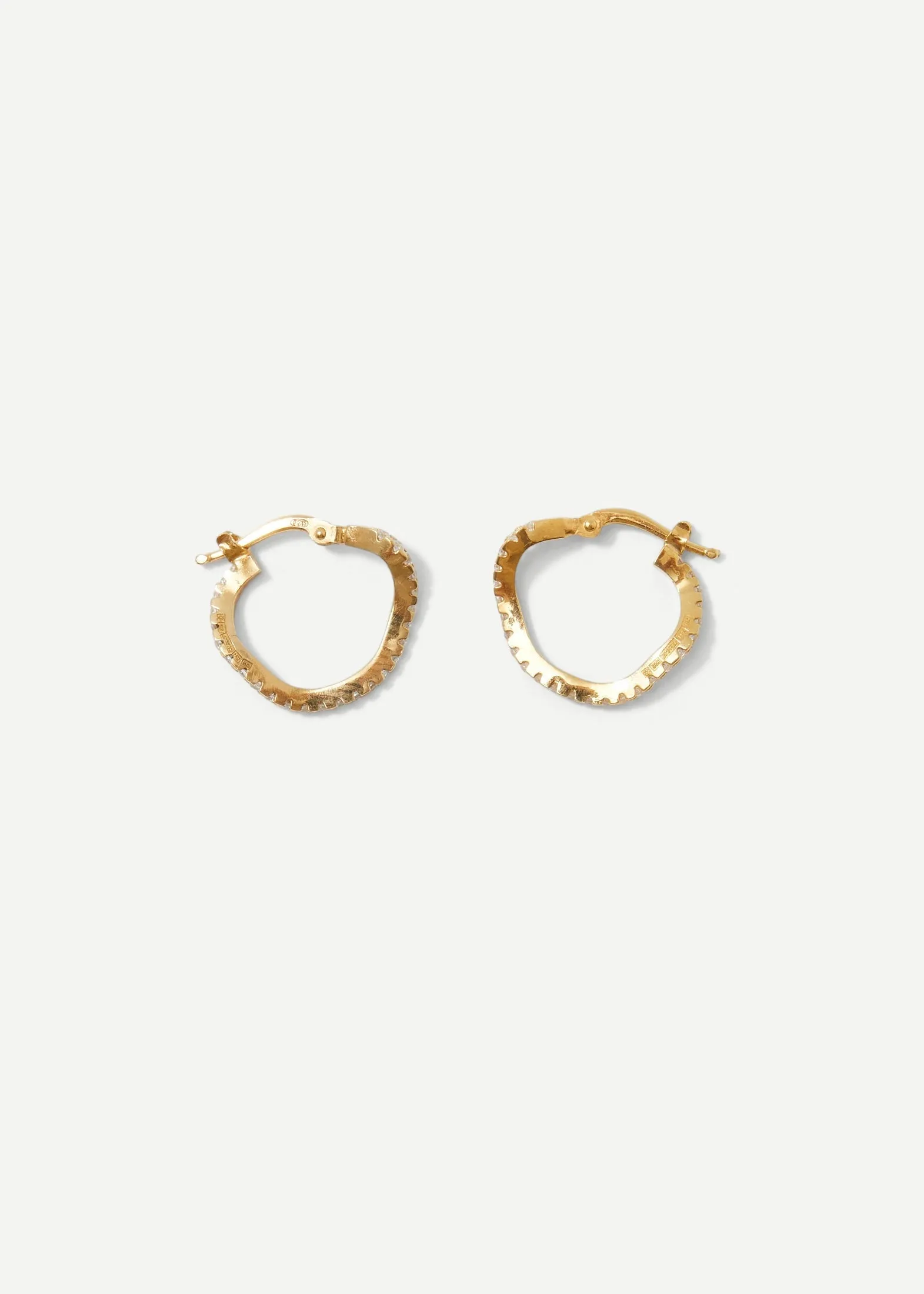 Distorted Hoop Earring Midi