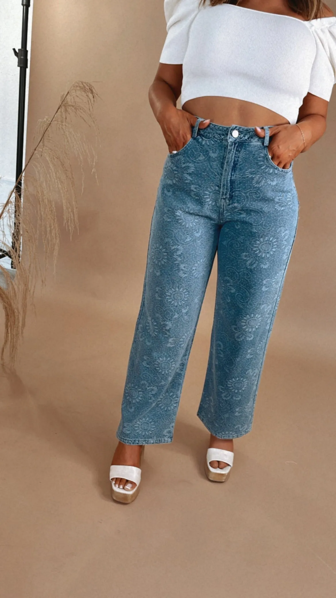 Dixie Denim Printed Jeans