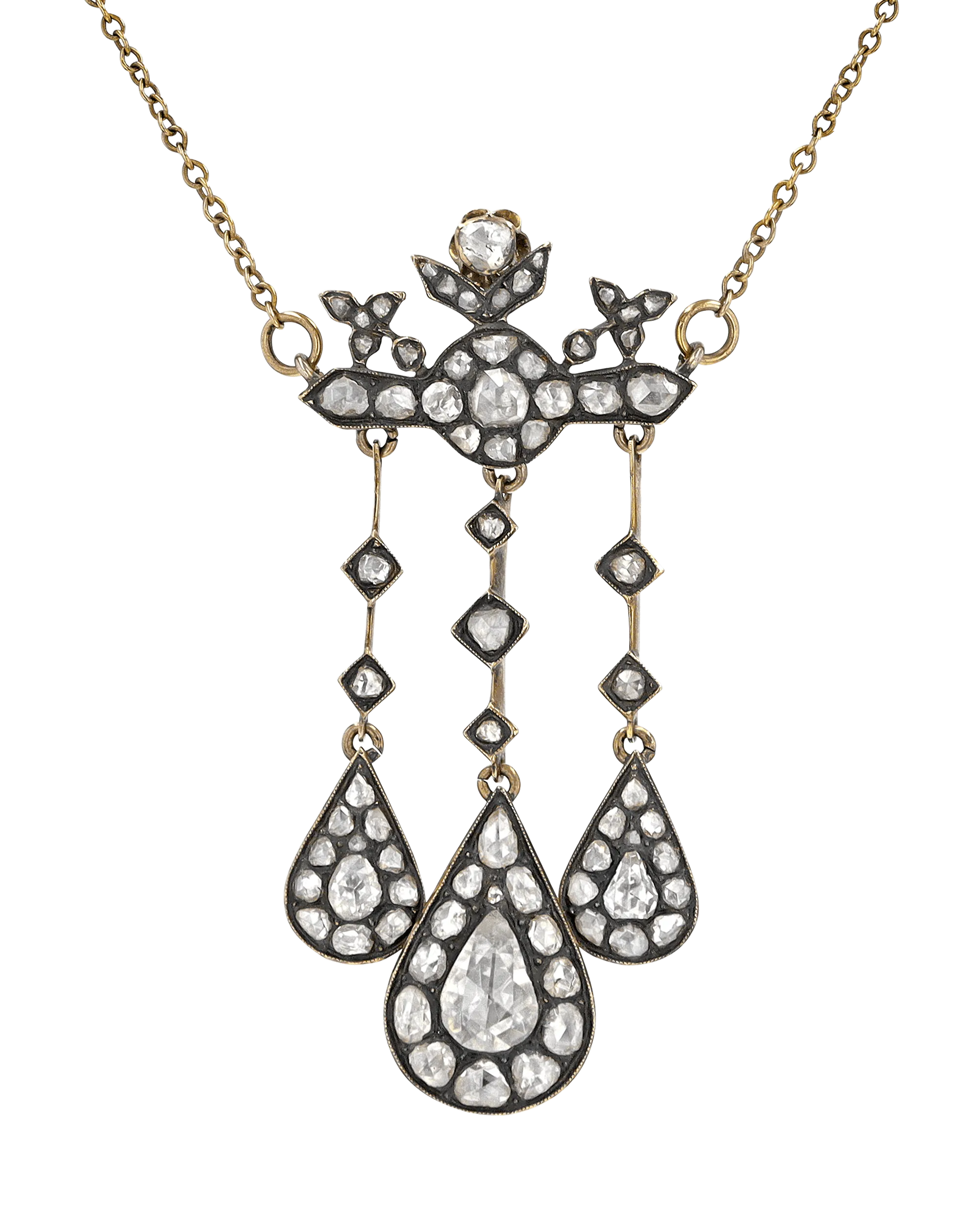 Edwardian-Period Diamond Jewelry Suite, 6.00 Carats