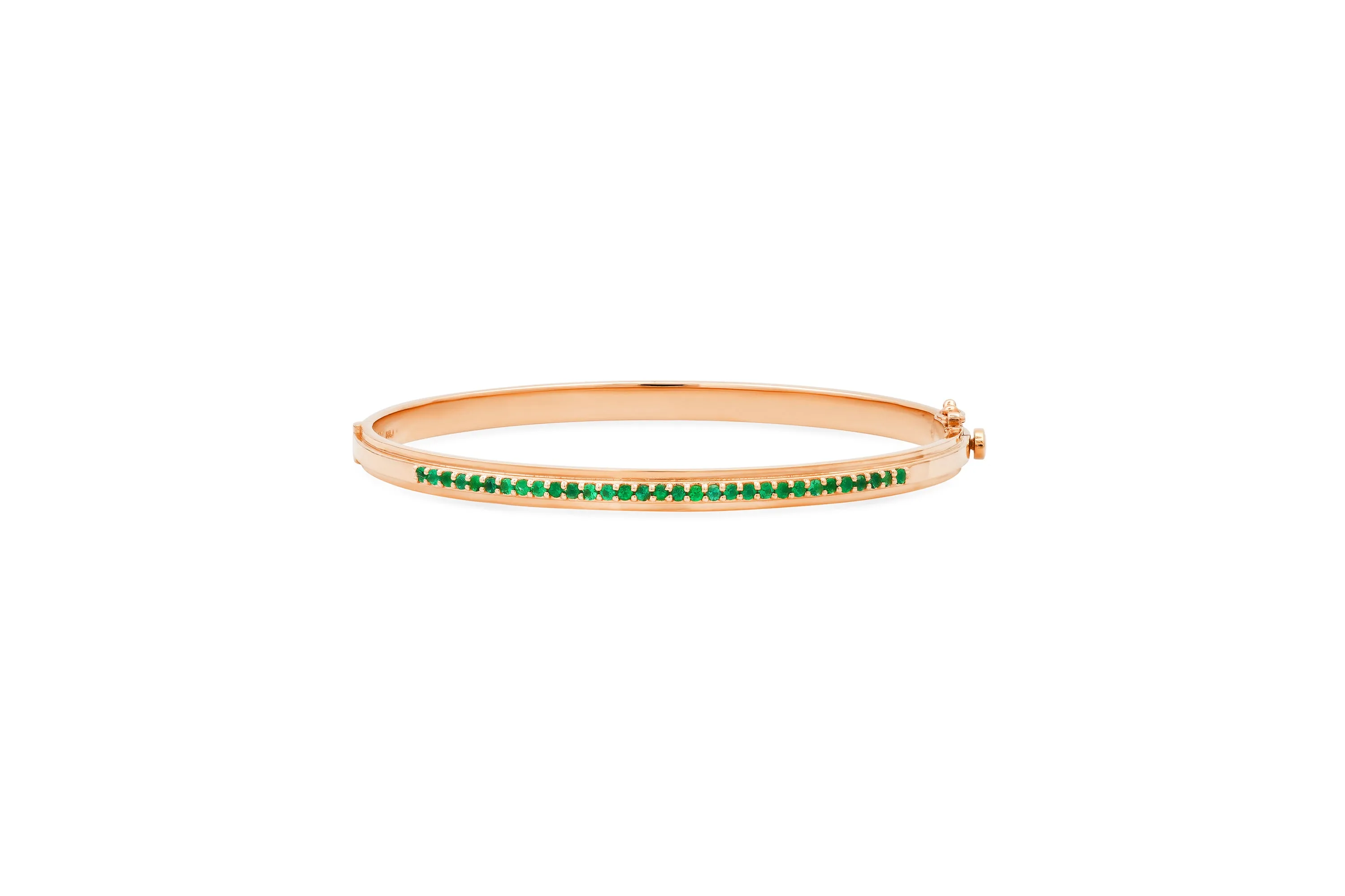 Emerald Bangle Bracelet