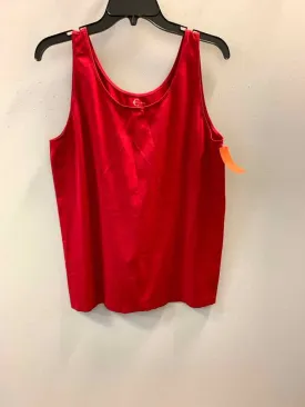 EST 1946 PLUS SIZES Size 22 Red SLEEVELESS TOP