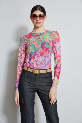 Field Floral Mesh Knit