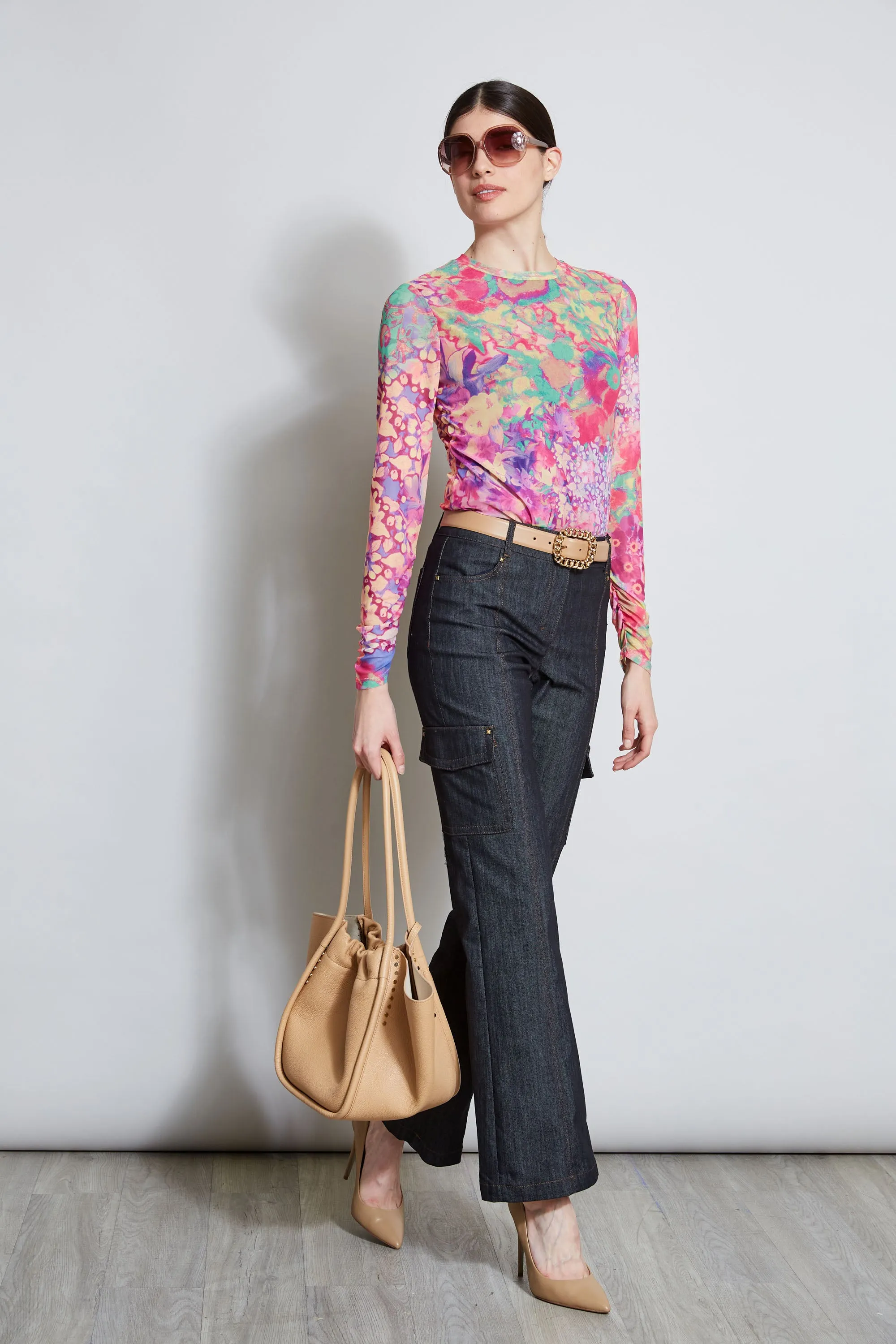 Field Floral Mesh Knit