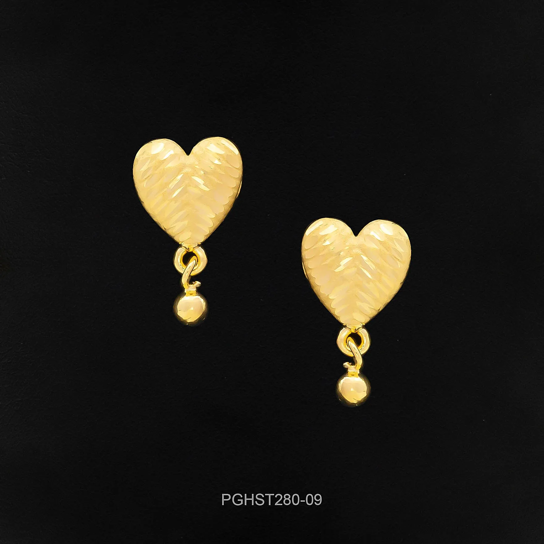 GOLDEN HANGING STUD PGHST280-09