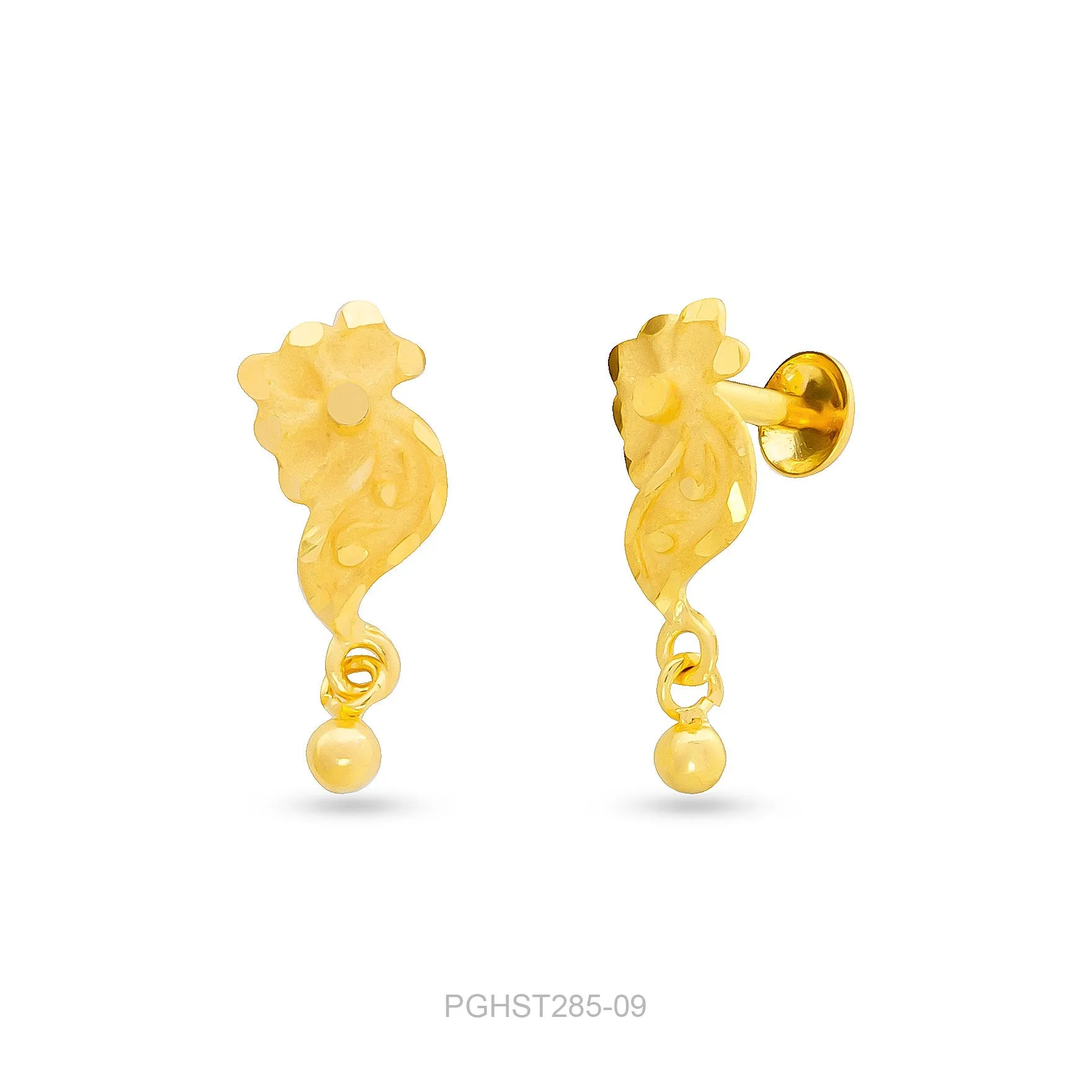 GOLDEN HANGING STUD PGHST285-09