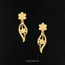 GOLDEN HANGING STUD PGHST297-001